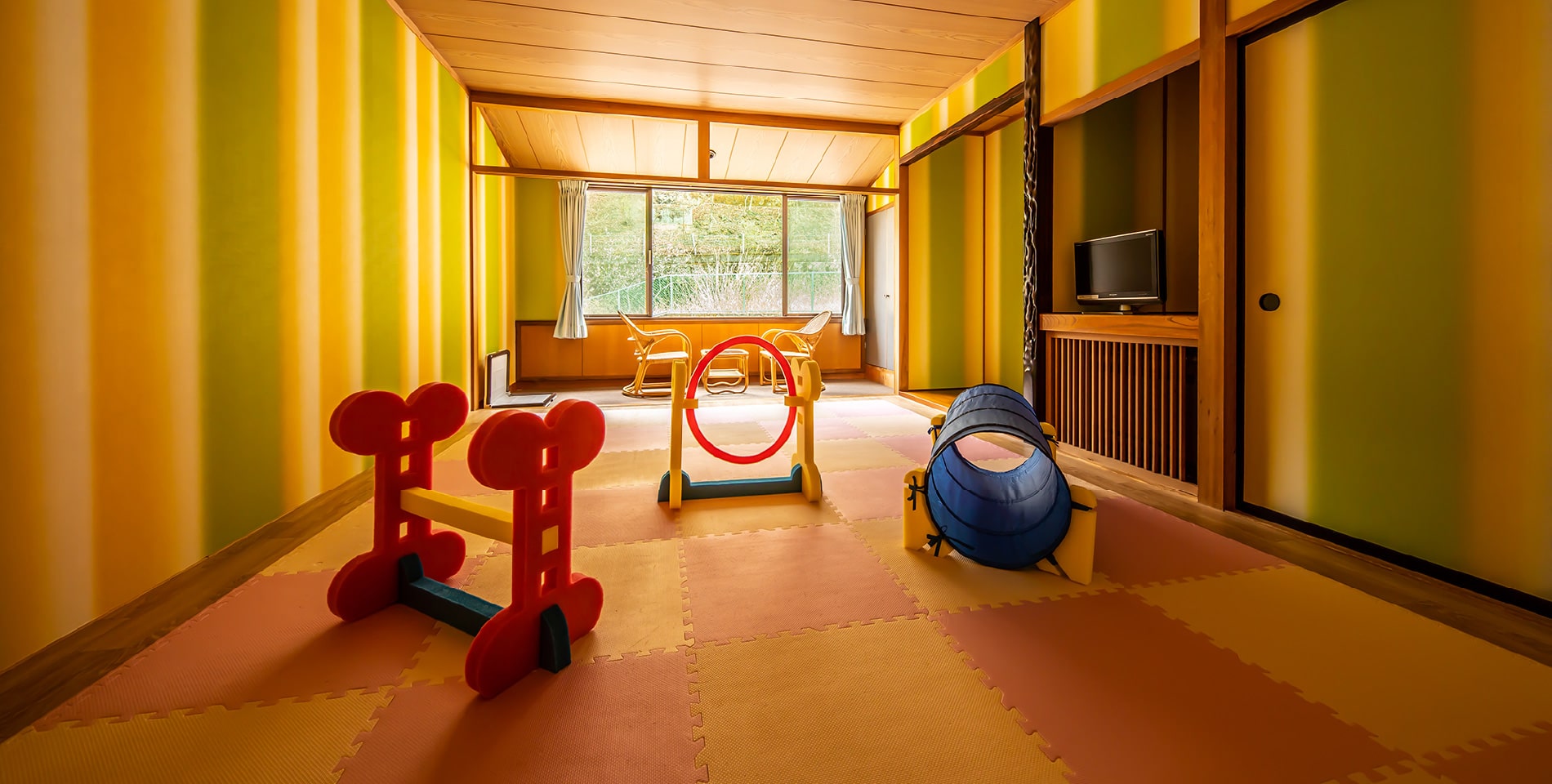 専用屋内ドッグラン付き客室