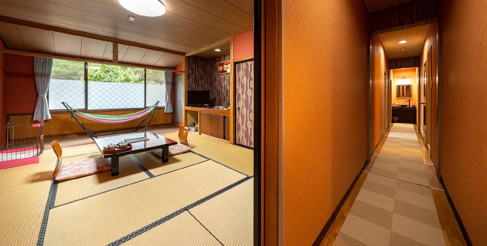 専用屋内ドッグラン付き客室