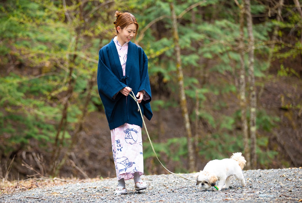 チェックイン〜森林浴を楽しみながらのお散歩
