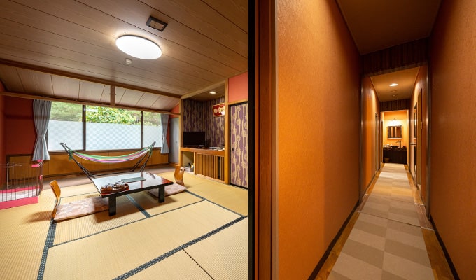 チェックイン〜森林浴を楽しみながらのお散歩